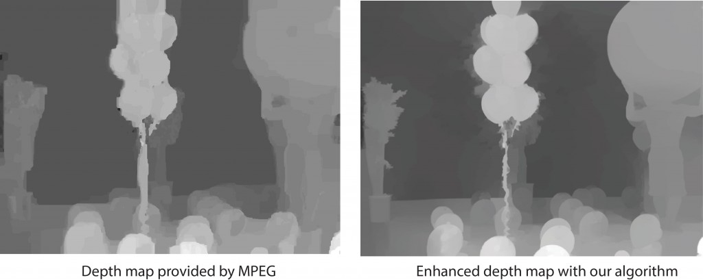Depth Estimation and Depth Enhancement by Diffusion of Depth Features-Image