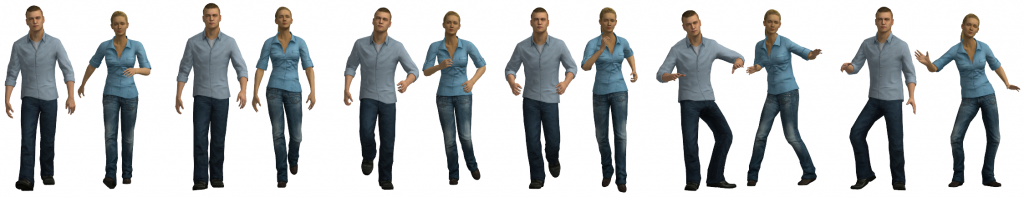 Evaluating the Distinctiveness and Attractiveness of Human Motions on Realistic Virtual Bodies-Image