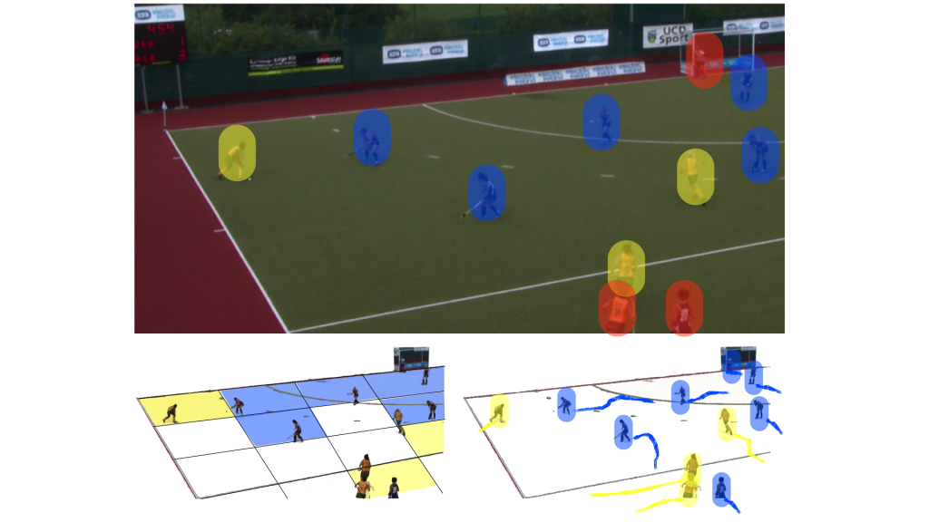 Representing Team Behaviours from Noisy Data using Player Role-Image