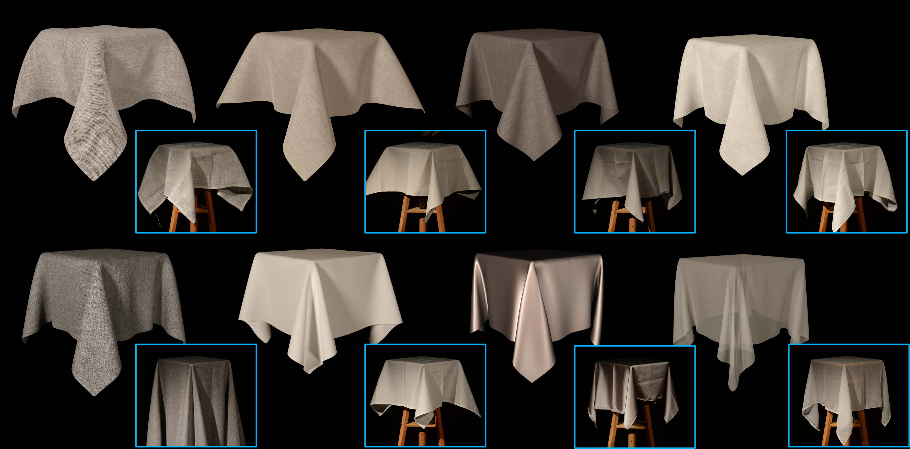 Sackcloth or Silk? The Impact of Appearance vs Dynamics on the Perception of Animated Cloth-Image