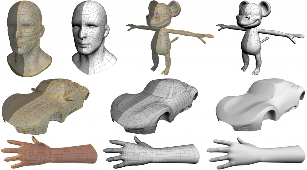Sketch-Based Generation and Editing of Quad Meshes-Image