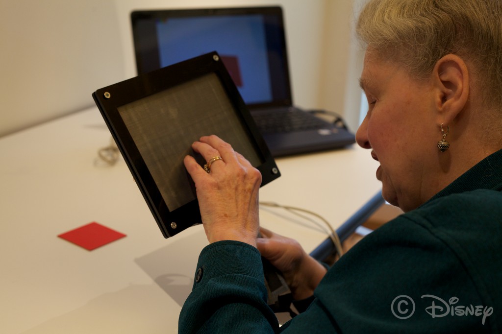 Tactile Feedback on Flat Surfaces for the Visually Impaired-Image