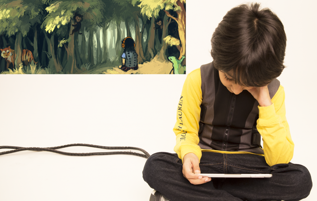 Using Haptic Feedback to Enrich Story Listening for Young Children-Image